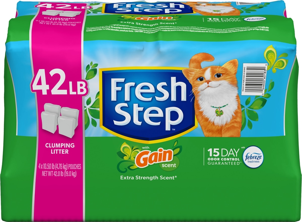 FRESH STEP Febreze Freshness Gain Scented Clumping Clay Cat Litter