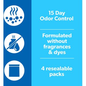 Fresh Step Simply Unscented Clumping Clay Cat Litter, 10.5-lb bag, pack of 4, Limited Availability