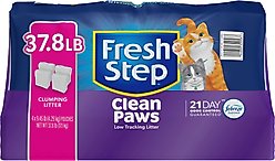 Fresh Step Clean Paws Multi-Cat Scented Clumping Cat Litter, 37.8-lb slide 2 of 9