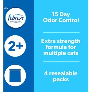 Fresh Step Multi-Cat Extra Strength Scented Clumping Cat Litter, 42-lb