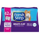 Fresh Step Multi-Cat Extra Strength Scented Clumping Cat Litter, 42-lb