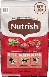 Rachael Ray Nutrish Real Beef, Pea, & Brown Rice Recipe Dry Food + Gentle Digestion Real Chicken, Pumpkin & Salmon Canned Dog Food slide 2 of 9