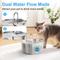 Show in main carousel: Casfuy PWS-154 Quiet Stainless Steel Dog & Cat Water Fountain with Dual Flow Modes, 108-oz slide 2 of 8
