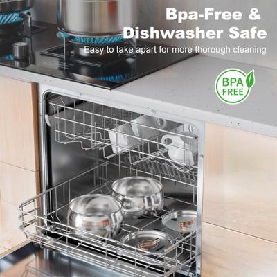 Show full view: Casfuy PWS-143 Stainless Steel Cat & Dog Water Fountain with Swan-Neck Copper Spout, 135-oz slide 8 of 9