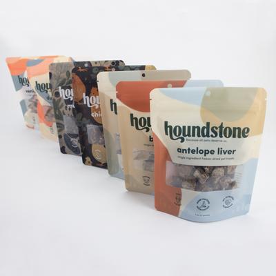 Show full view: Houndstone Chicken Crunch Chicken & Blueberries Freeze-Dried Dog Treats, 2-oz bag slide 7 of 8