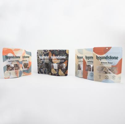 Show full view: Houndstone Chicken Crunch Chicken & Blueberries Freeze-Dried Dog Treats, 2-oz bag slide 8 of 8