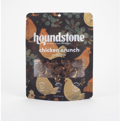 Houndstone Houndstone Chicken Crunch Chicken & Blueberries Freeze-Dried Dog Treats, 2-oz bag