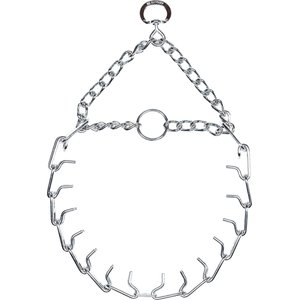 Herm Sprenger Ultra-Plus Short Links Dog Prong Training Collar, Chrome, 18-in neck, 3.0-mm wide