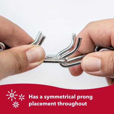 Show full view: Herm Sprenger Ultra-Plus Short Links Dog Prong Training Collar, Chrome, 18-in neck, 3.0-mm wide slide 4 of 7