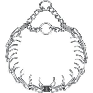 Herm Sprenger Ultra-Plus Prong Dog Training Collar, Chrome, 18-in neck, 3.0-mm wide