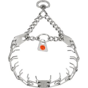 Herm Sprenger Micro-Plus Prong Dog Training Collar, Chrome, 10-in neck, 1.5-mm wide