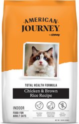 American Journey Indoor Cat Total Health Formula Chicken & Brown Rice Recipe Dry Cat Food, 15-lb bag