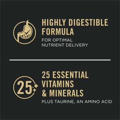 Show full view: Purina Pro Plan Focus Urinary Tract Health Formula Beef & Chicken Entree Pate Canned Cat Food, 5.5-oz can, case of 24 slide 6 of 12