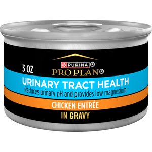Purina Pro Plan Urinary Tract Health Adult Chicken Entree in Gravy Canned Cat Food, 3-oz can, case of 24
