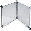Show in main carousel: Front Row 2-Panel Transparent Panels & Aluminum Rods Foldable Dog & Cat Expansion Kit, Silver/Clear slide 1 of 5