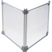 Show in main carousel: Front Row 2-Panel Transparent Panels & Aluminum Rods Foldable Dog & Cat Expansion Kit, Silver/Clear slide 4 of 5