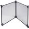 Show in main carousel: Front Row 2-Panel Transparent Panels & Aluminum Rods Foldable Dog & Cat Expansion Kit, Charcoal/Clear slide 1 of 5