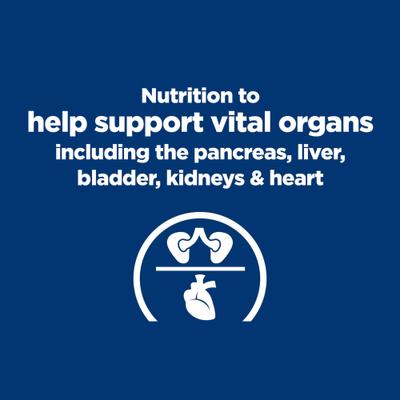 Show full view: Hill's Prescription Diet Multi-Organ Support Chicken Dry Dog Food, 8.5-lb bag slide 5 of 11