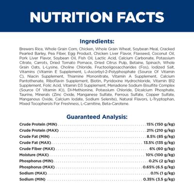 Show full view: Hill's Prescription Diet Multi-Organ Support Chicken Dry Dog Food, 8.5-lb bag slide 4 of 11