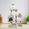 Show in main carousel: GOOPAWS 37-in Faux Fur Cat Tree & Condo with Basket, Light Grey slide 7 of 7