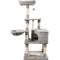 Show in main carousel: GOOPAWS 53-in Faux Fur Top Perch Cat Tree & Condo, Light Grey slide 1 of 7
