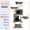 Show in main carousel: GOOPAWS Multi-Level 60-in Faux Fur Cat Tree & Condo, Dark Grey slide 6 of 7