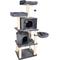 Show in main carousel: GOOPAWS Multi-Level 60-in Faux Fur Cat Tree & Condo, Dark Grey slide 2 of 7