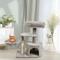 Show in main carousel: GOOPAWS 27-in Faux Fur Cat Tree & Condo, Light Grey slide 7 of 8