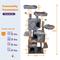 Show in main carousel: GOOPAWS Multi-Level 65-in Faux Fur Cat Tree & Condo, Dark Grey slide 6 of 7