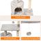 Show in main carousel: GOOPAWS 38-in Faux Fur Top Perch Cat Tree & Condo, Light Grey slide 4 of 7