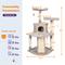 Show in main carousel: GOOPAWS 3-Tier 50-in Faux Fur Cat Tree & Condo, Light Grey slide 6 of 8