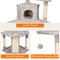 Show in main carousel: GOOPAWS 3-Tier 50-in Faux Fur Cat Tree & Condo, Light Grey slide 4 of 8