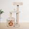 Show in main carousel: GOOPAWS 34-in Faux Fur Top Perch Cat Tree & Condo, Cream slide 7 of 8