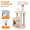 Show in main carousel: GOOPAWS 34-in Faux Fur Top Perch Cat Tree & Condo, Cream slide 3 of 8