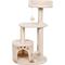 Show in main carousel: GOOPAWS 34-in Faux Fur Top Perch Cat Tree & Condo, Cream slide 1 of 8