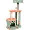 Show in main carousel: GOOPAWS 34-in Faux Fur Top Perch Cat Tree & Condo, Sage Green slide 2 of 8