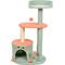Show in main carousel: GOOPAWS 34-in Faux Fur Top Perch Cat Tree & Condo, Sage Green slide 1 of 8