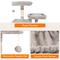 Show in main carousel: GOOPAWS Multi-Level 63-in Faux Fur Cat Tree & Condo with Hammock, Light Grey slide 5 of 7