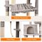 Show in main carousel: GOOPAWS Multi-Level 63-in Faux Fur Cat Tree & Condo with Hammock, Light Grey slide 4 of 7