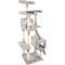 Show in main carousel: GOOPAWS Multi-Level 73-in Faux Fur Cat Tree & Condo, Light Grey slide 2 of 7