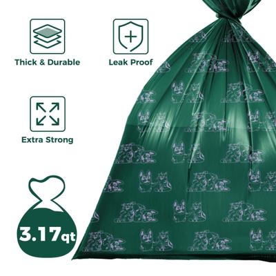 Show full view: ATIFBOP Leash Attachment Poop Bag Dispenser with Bags, 30 count, Scented, Green slide 6 of 8