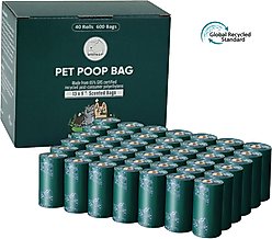 ATIFBOP Recycled Plastic Poop Bags, Scented, 600 count