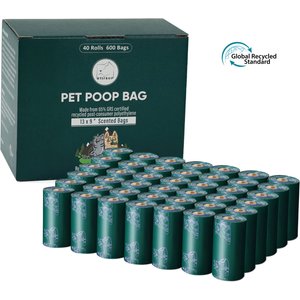 ATIFBOP Recycled Plastic Poop Bags, Scented, 600 count