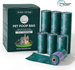 ATIFBOP Recycled Plastic Poop Bags, Scented, 270 count