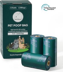 ATIFBOP Recycled Plastic Poop Bags, Scented, 120 count