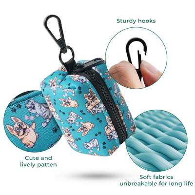 Show full view: ATIFBOP Leash Attachment Poop Bag Dispenser with Bags, 30 count, Scented, Green slide 4 of 8