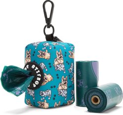 ATIFBOP Leash Attachment Poop Bag Dispenser with Bags, 30 count, Scented, Green
