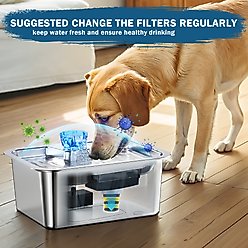 PetNF Stainless Stell Dog Water Fountain Replacement Filters, 4 count slide 2 of 6