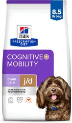 Hill's Prescription Diet Brain Care + j/d Joint Care Chicken Dry Dog Food, 8.5-lb bag