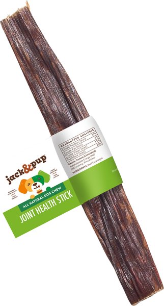 Jack & Pup Odor-Free Braided Joint Health Beef Gullet Sticks 6-in Dog Chew